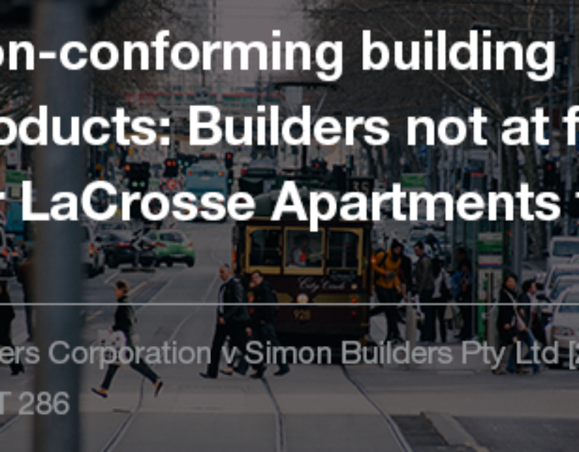 Non-conforming building products: Builders not at fault for LaCrosse Apartments fire