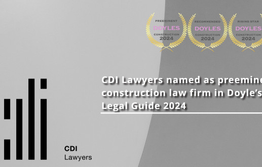 CDI Lawyers named as preeminent construction law firm in Doyle’s Legal Guide 2024