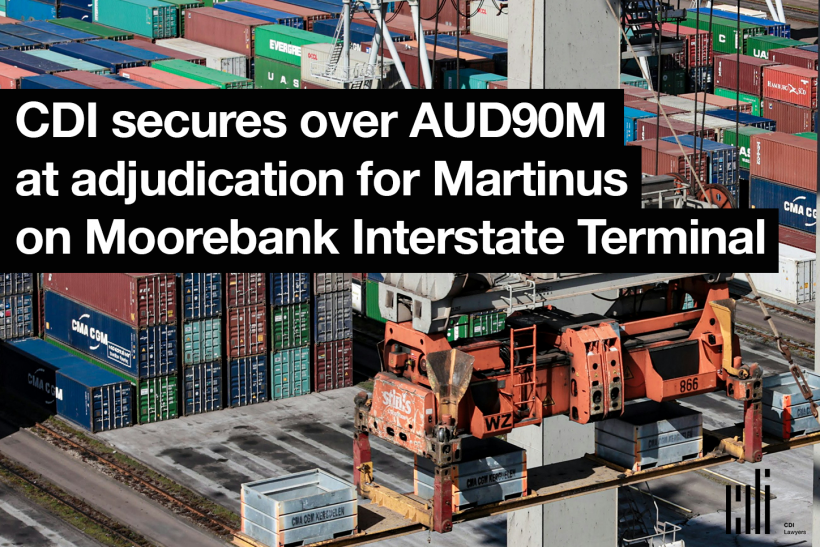 CDI secures over AUD90M at adjudication wins for Martinus