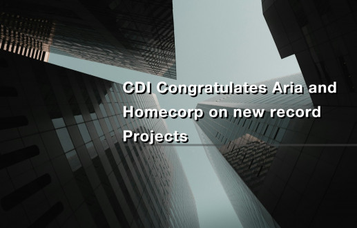 CDI Congratulates Aria and Homecorp on new record Projects