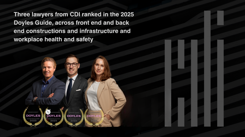 Three lawyers from CDI ranked in the 2025 Doyles Guide
