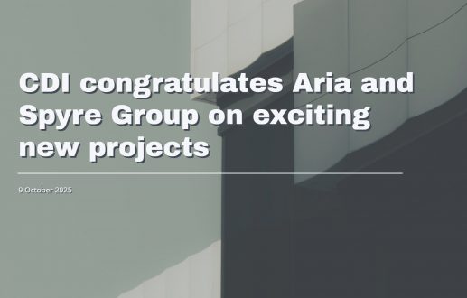 CDI Lawyers congratulates Aria and Spyre Group on exciting new projects