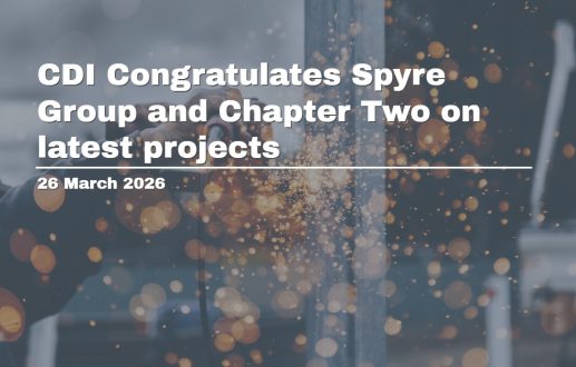 CDI Congratulates Spyre Group and Chapter Two on latest projects
